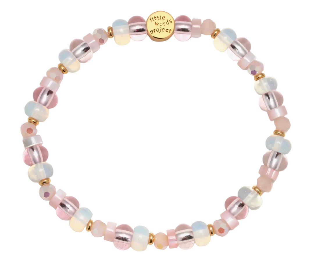 Cherub Valentine Beaded Stretch Bracelet