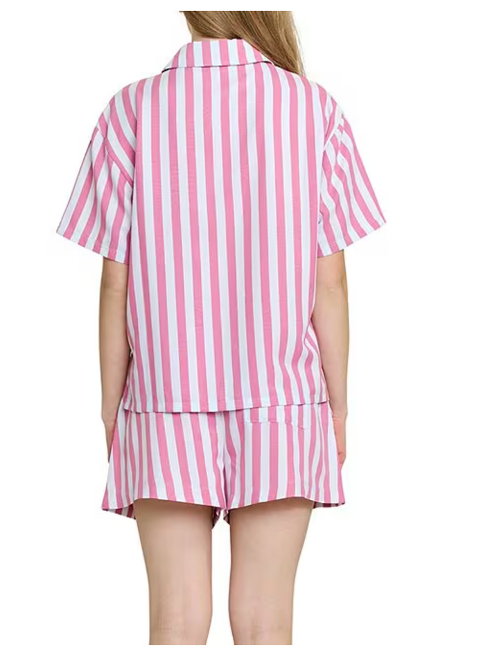 Brunch Date Striped Pajamas
