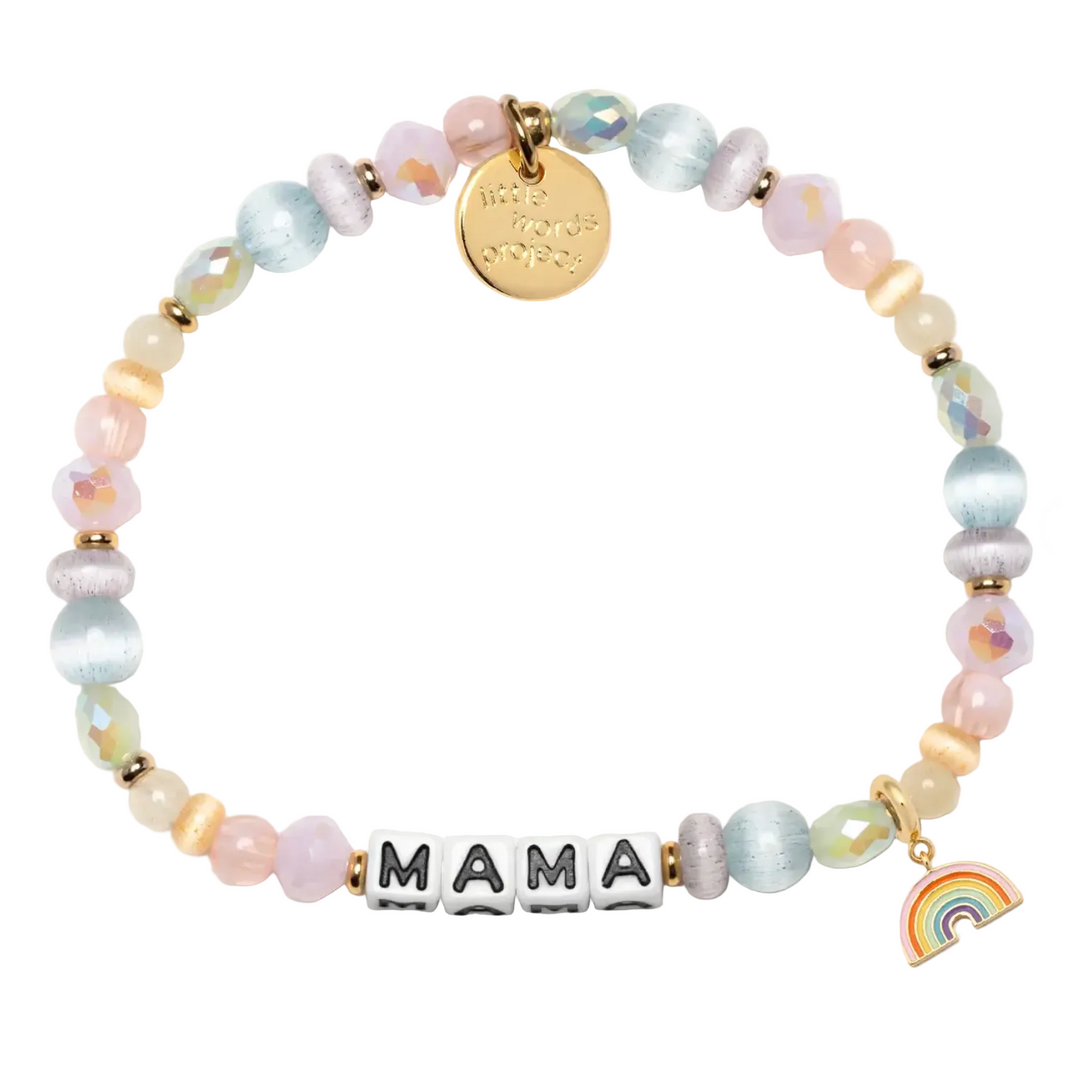 Mama Rainbow Charm Bracelet