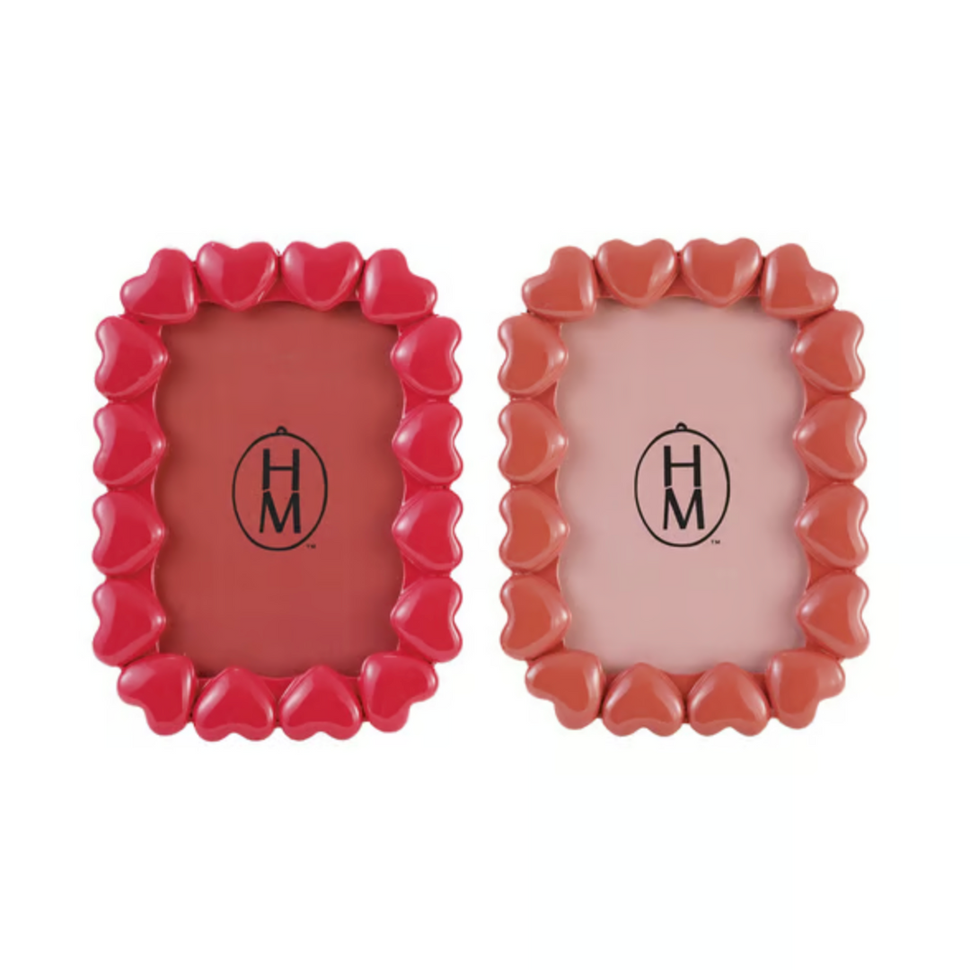 3D Hearts Frame