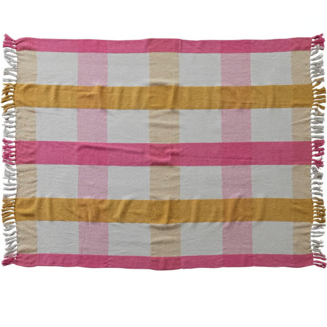 Cotton Jacquard Throw
