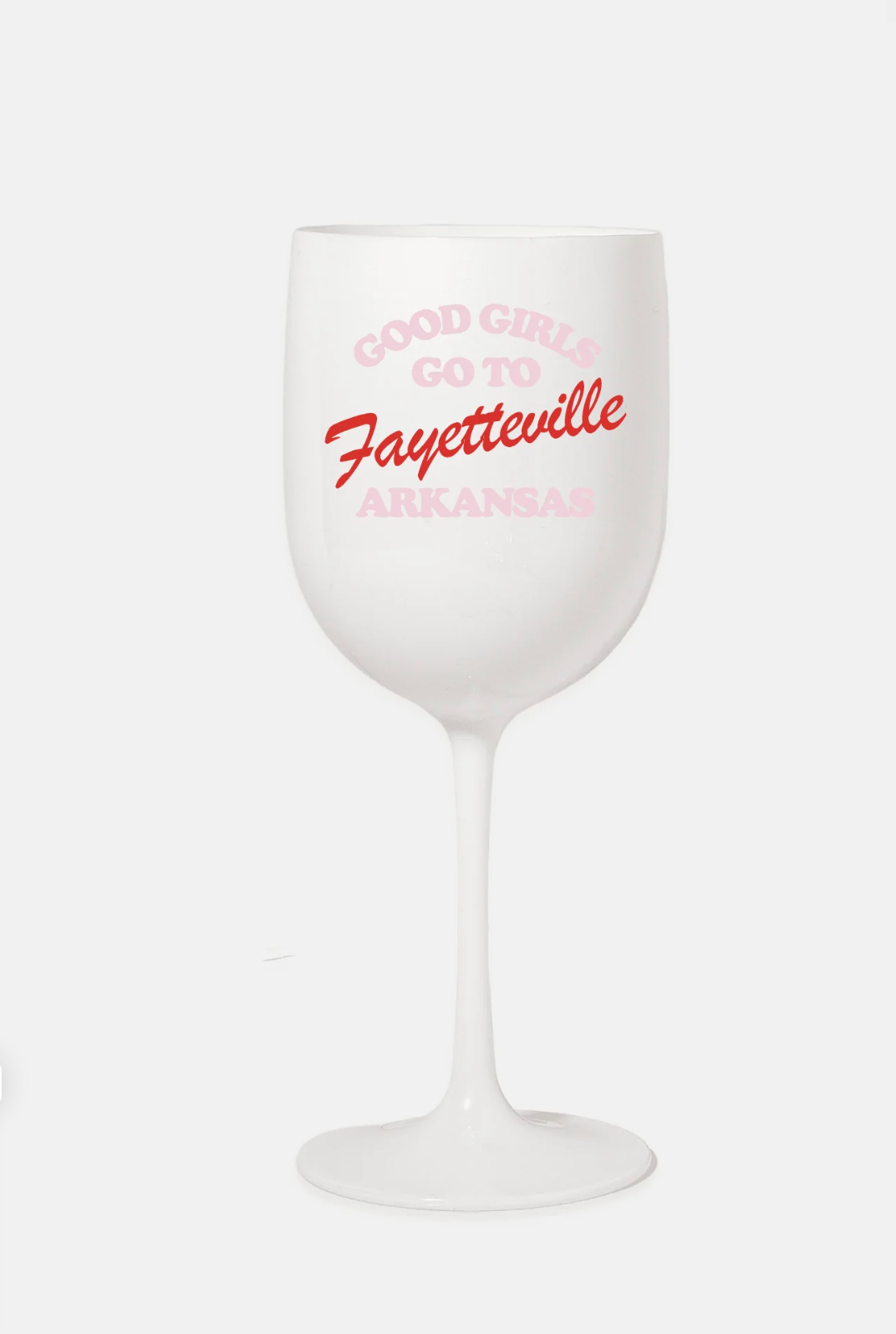 Fayetteville Wine Glass