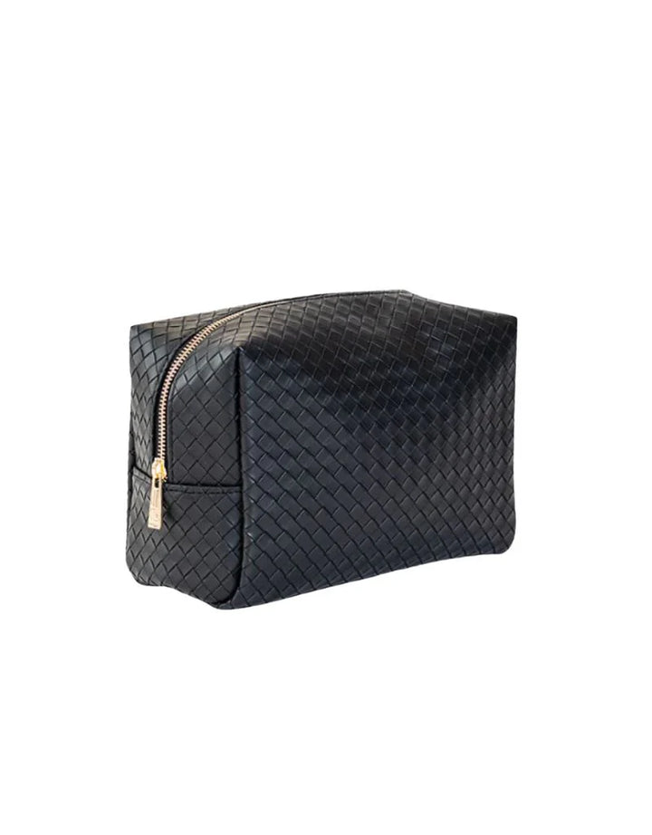 Woven Jet Cosmetic Bag