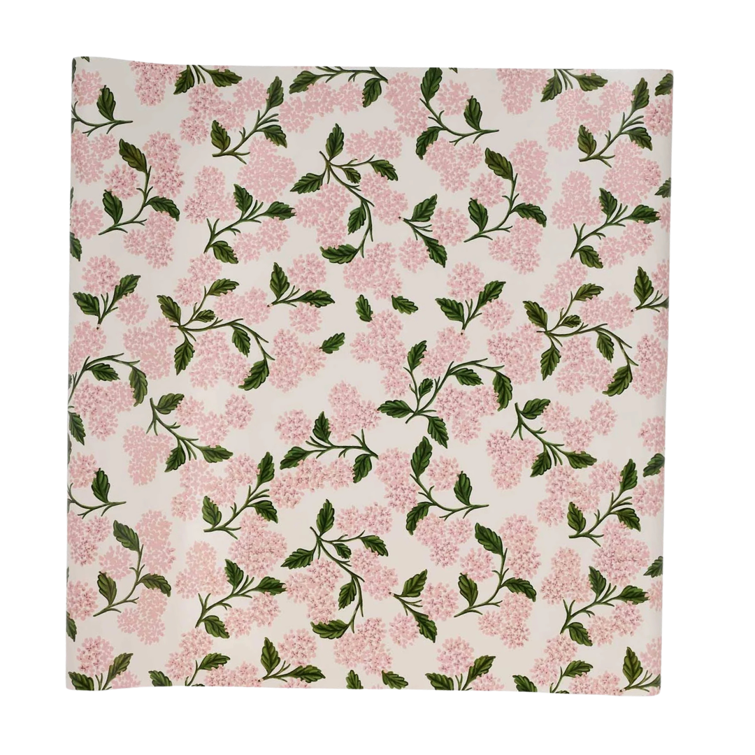 Pink Hydrangea Continuous Roll