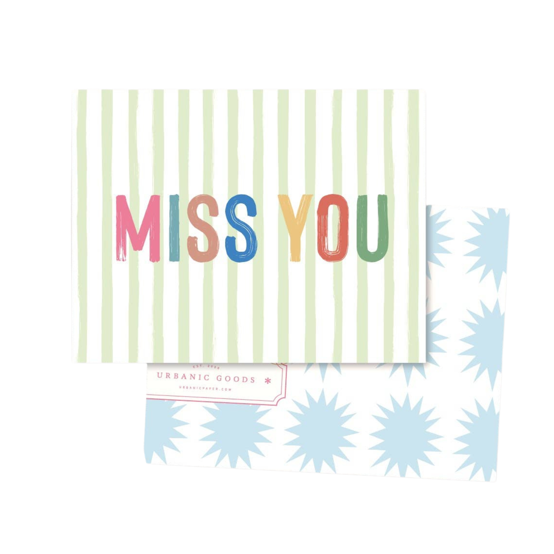 Miss You Card