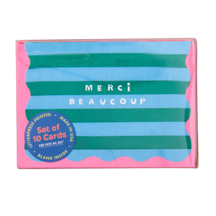 Scallop Thank You Notecards