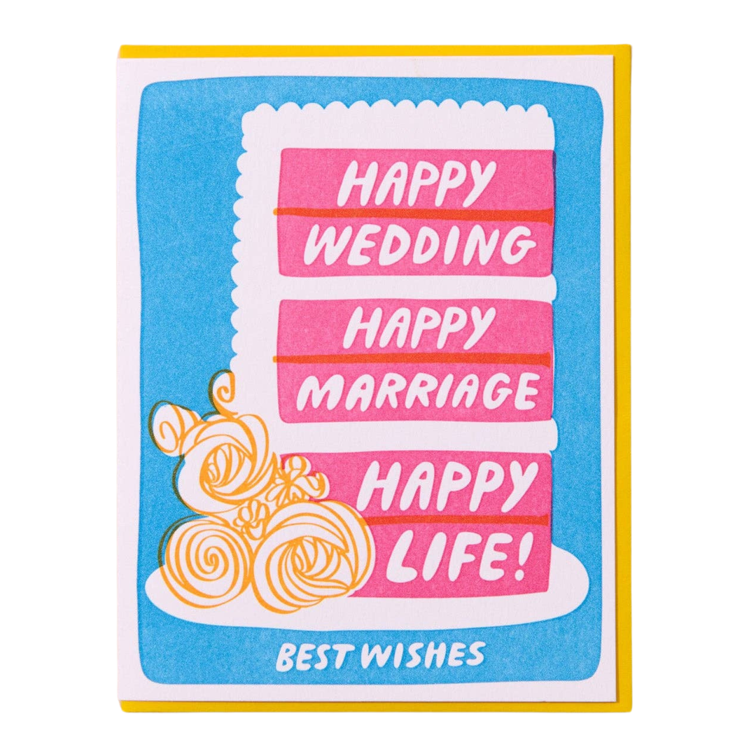 Happy Life Cake Card
