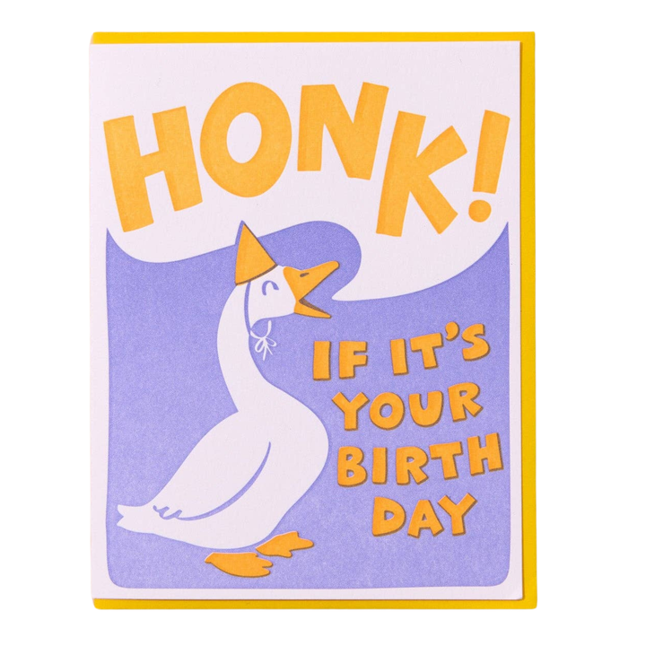 Honk Bday Goose Card