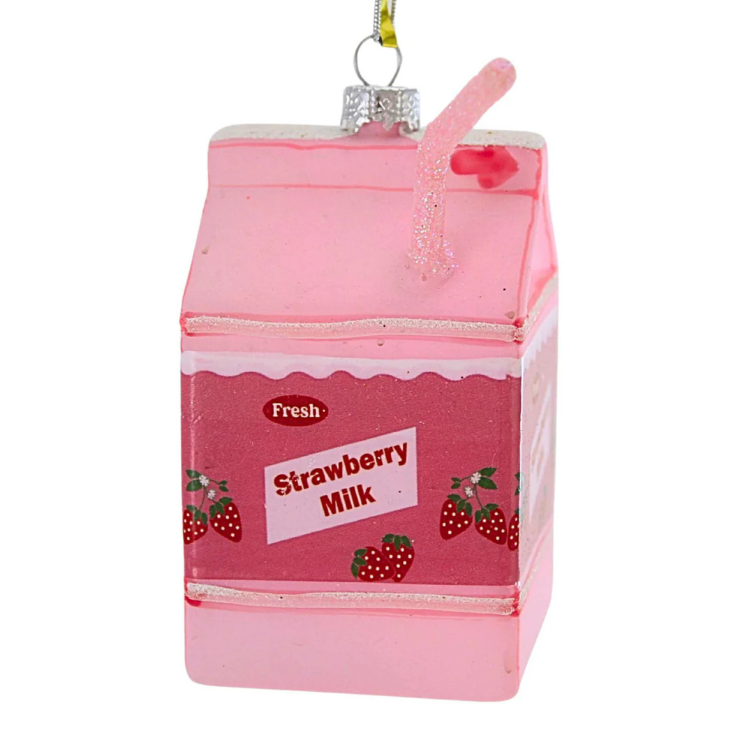 Strawberry Milk Ornament