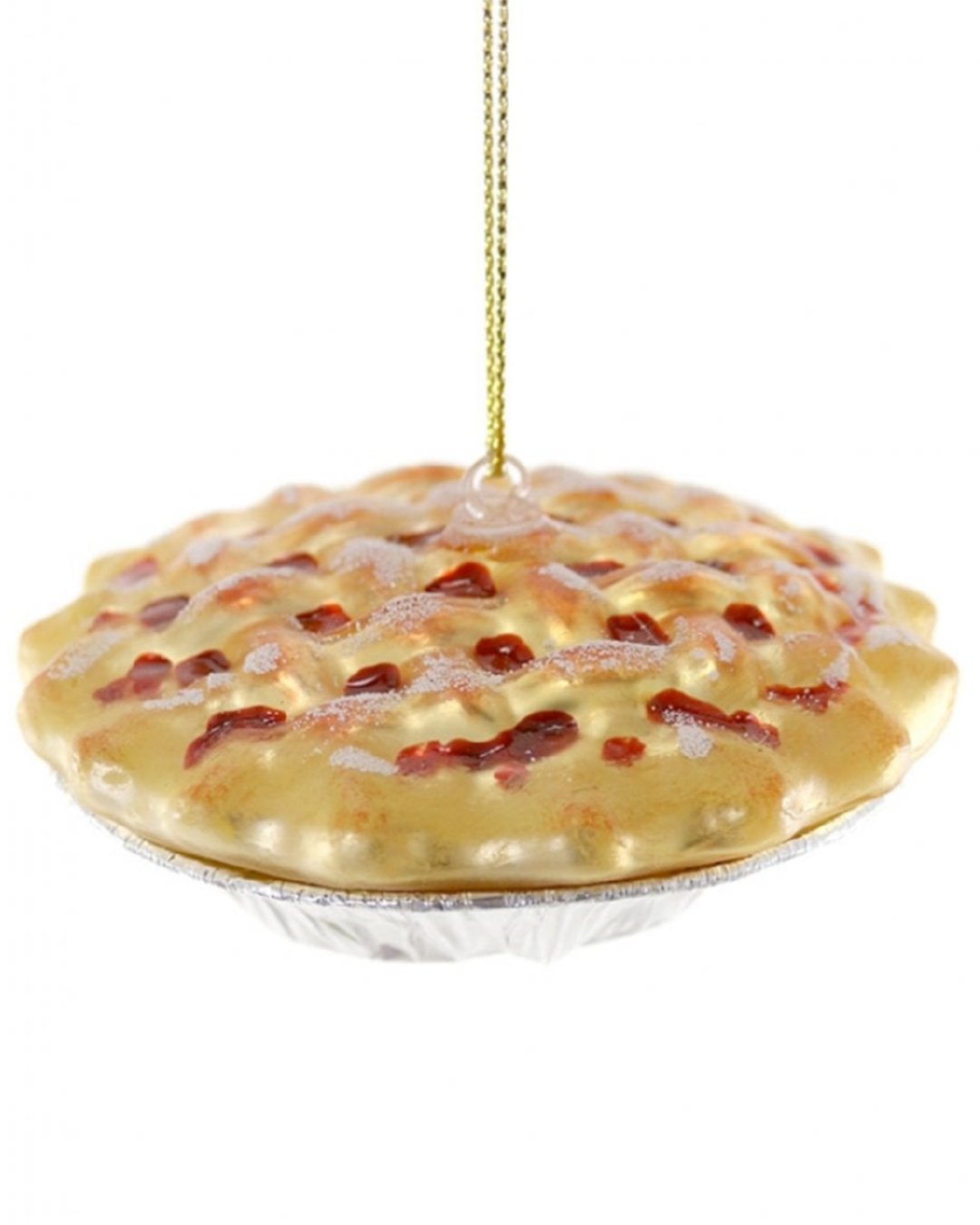 Homemade Cherry Pie Ornament