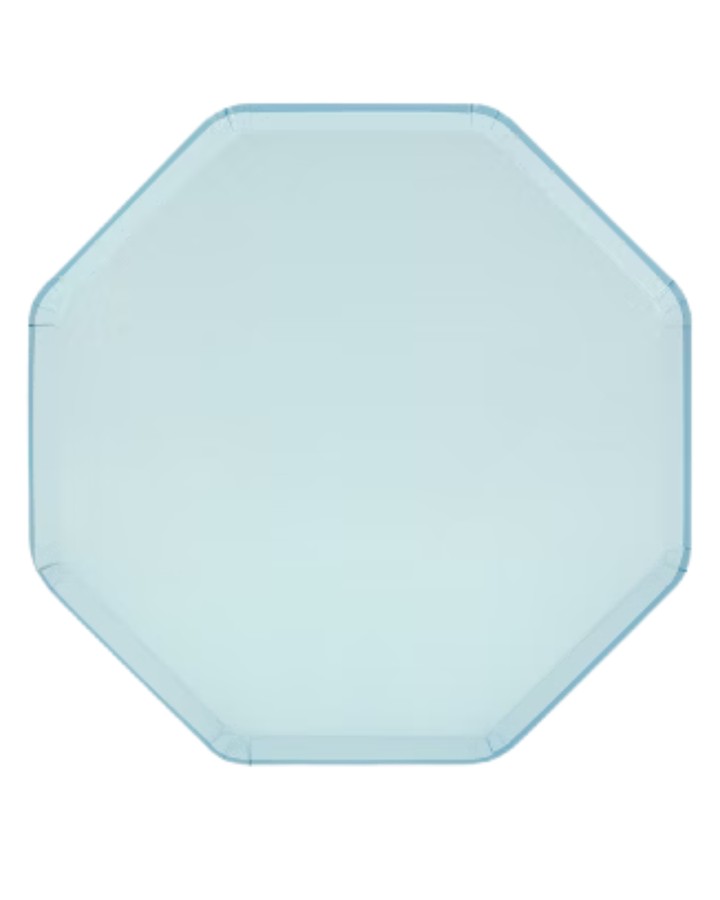 Summer Sky Blue Dinner Plates