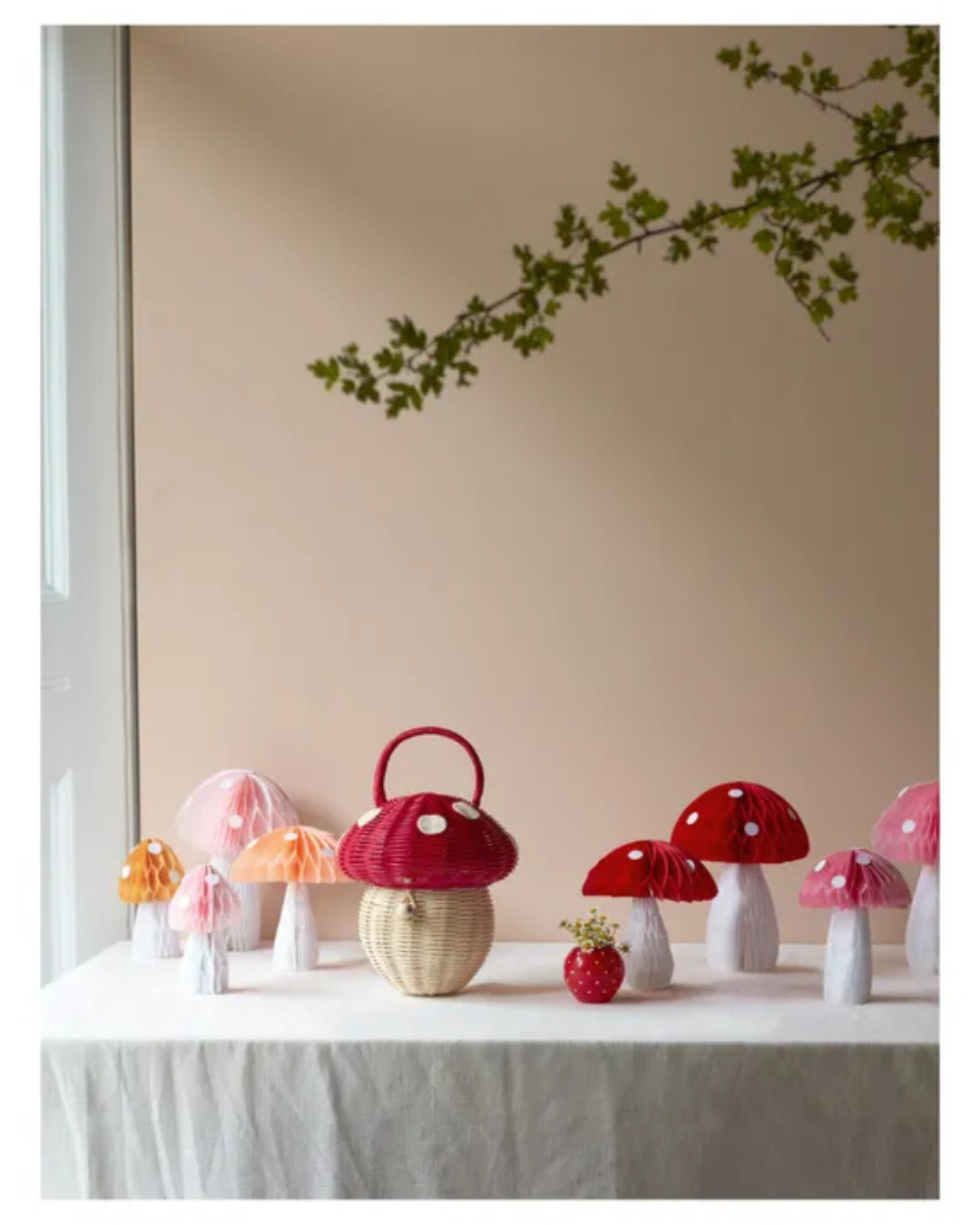 Honeycomb Mushroom Decorations