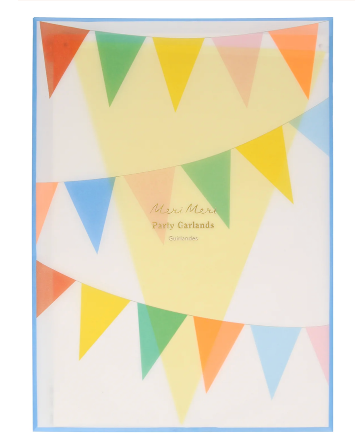 Bright Tissue Flag Garland