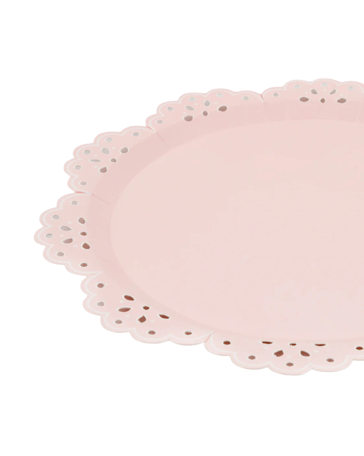 Broderie Anglaise Lace Multi Dinner Plates