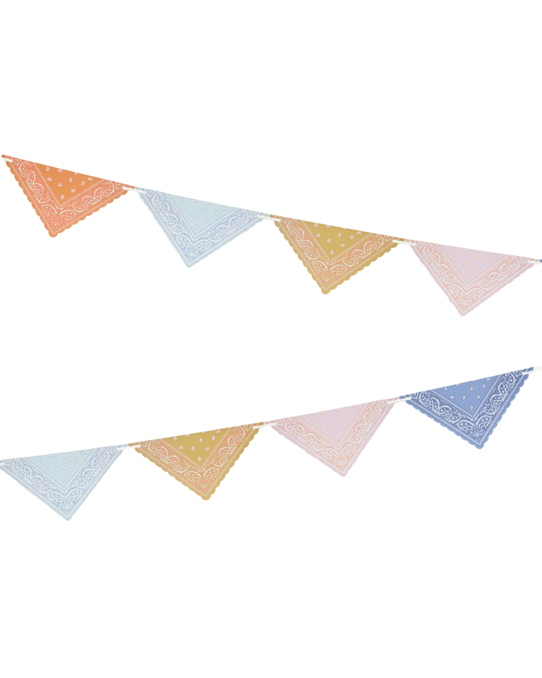 Western Bandana Flag Garland