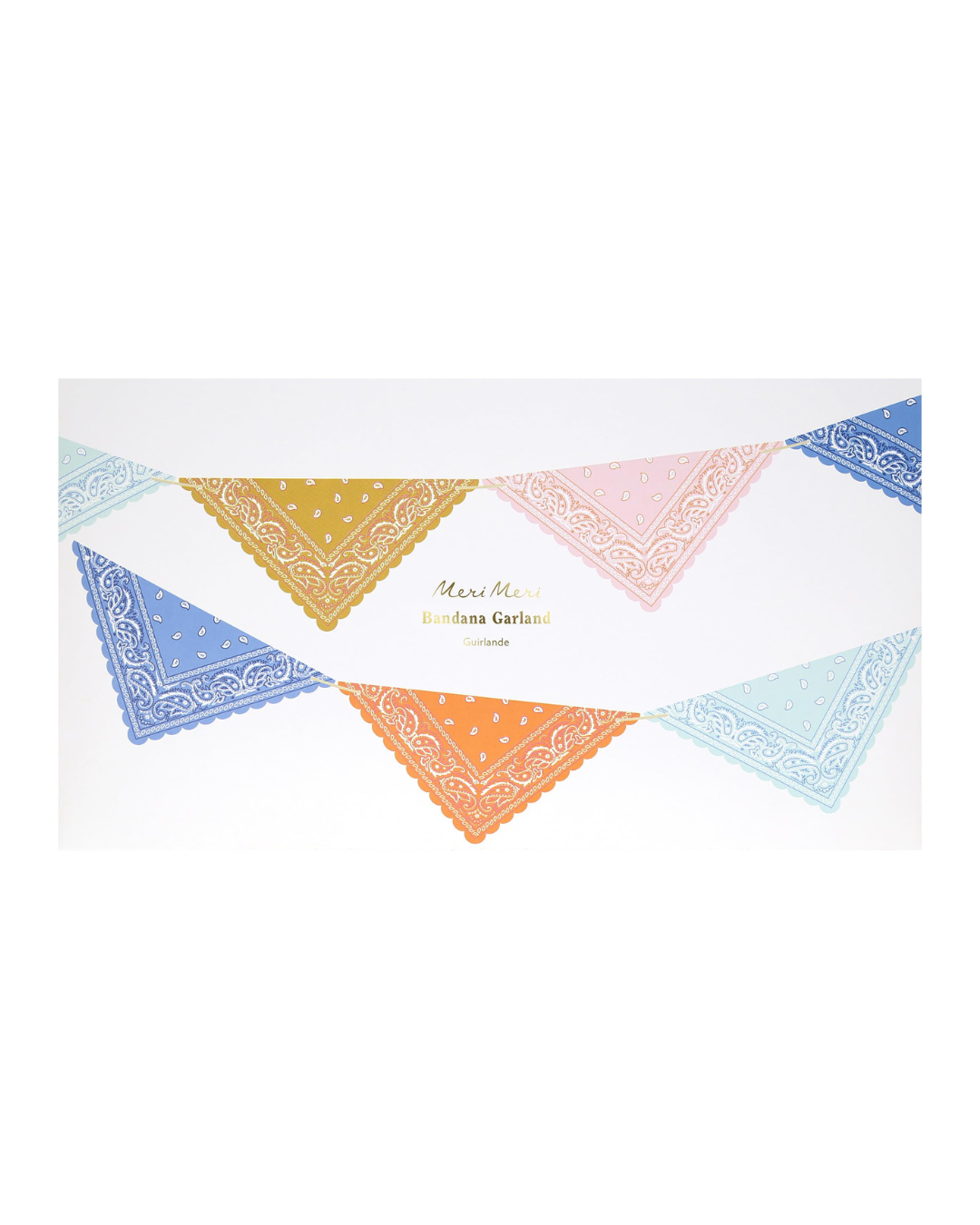 Western Bandana Flag Garland