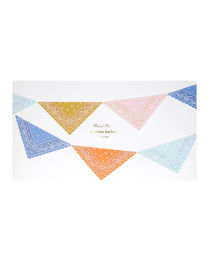 Western Bandana Flag Garland