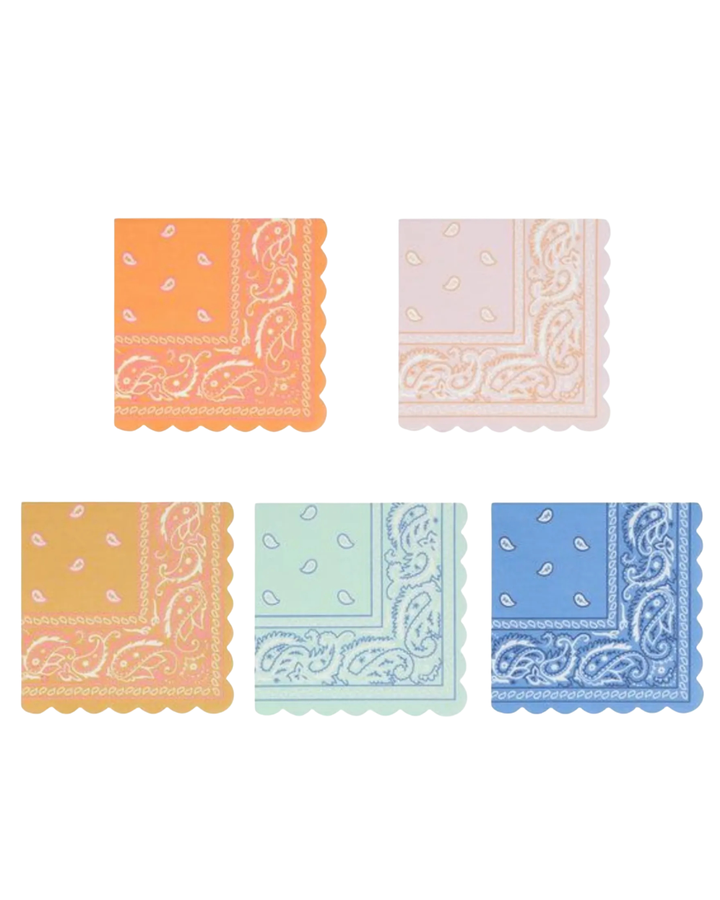 Western Bandana Small Napkins
