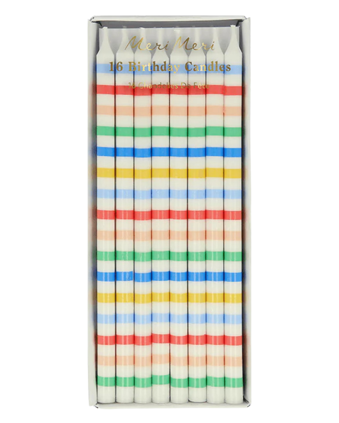 Multi Stripe Candles