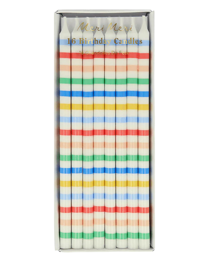 Multi Stripe Candles