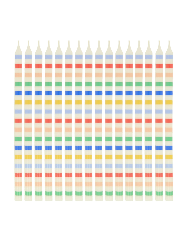 Multi Stripe Candles