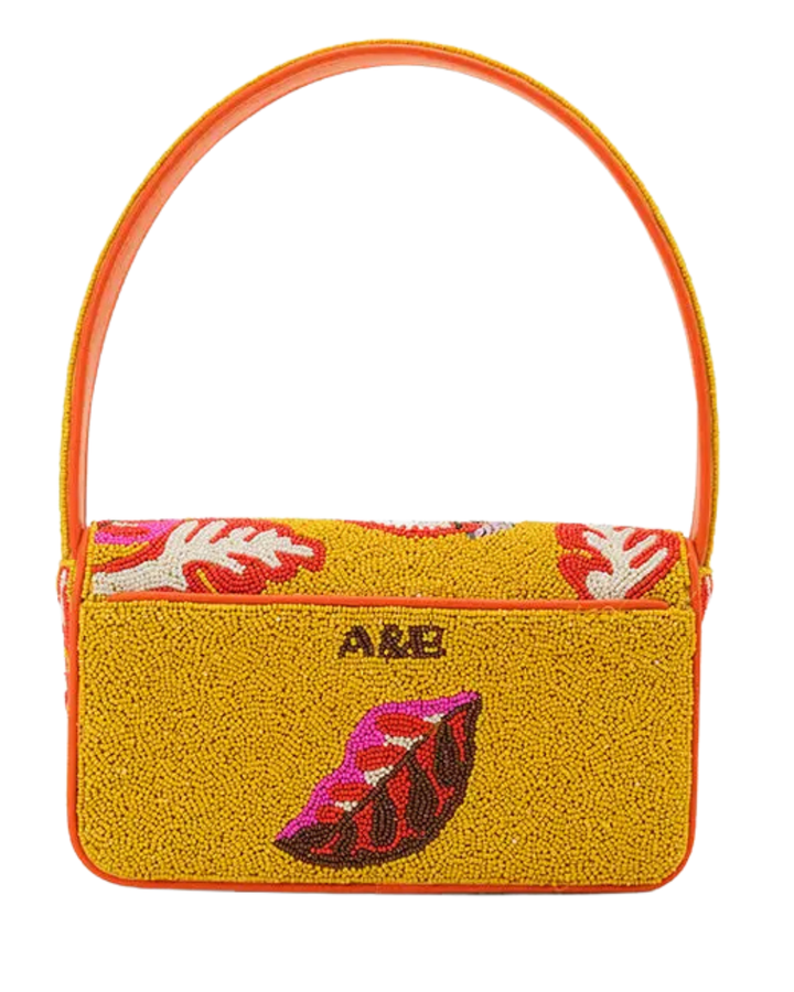 Tropical Toucan Handcrafted Beaded Shoulder Bag