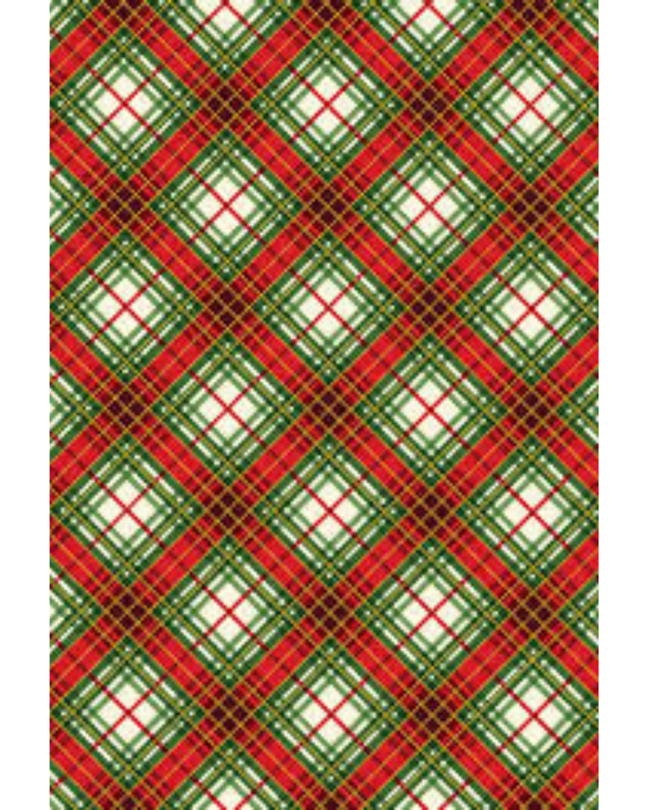 Hunter Green & Red Traditional Plaid Table Runner