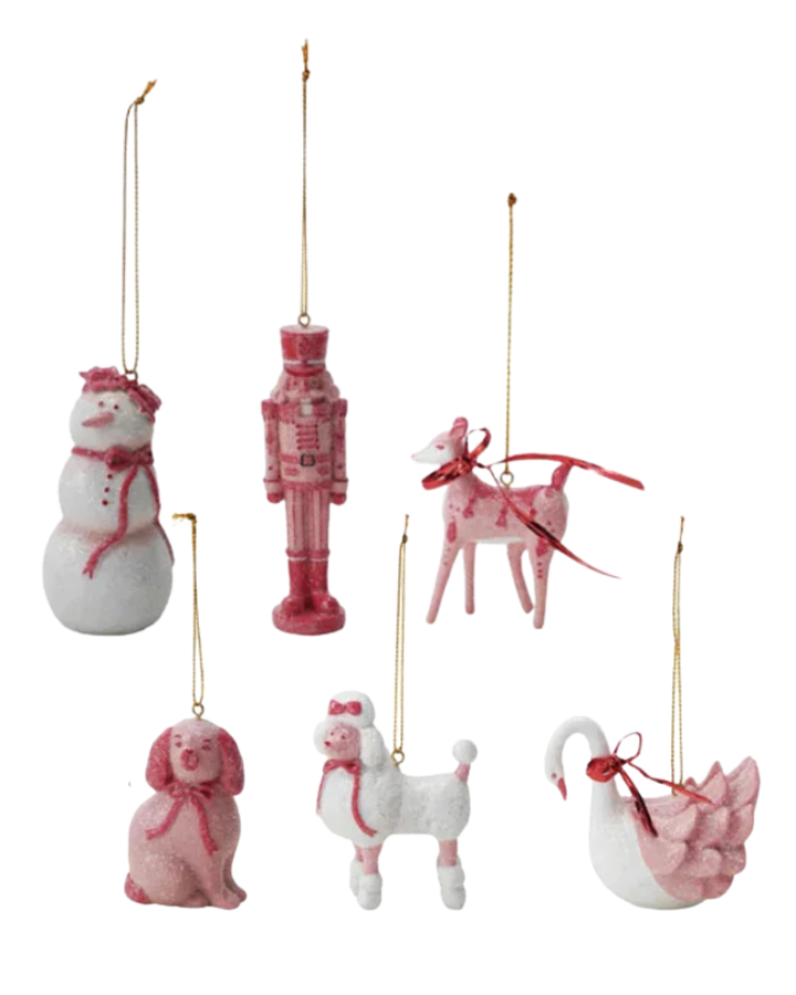 Resin Animal/Snowman/Nutcracker Ornament