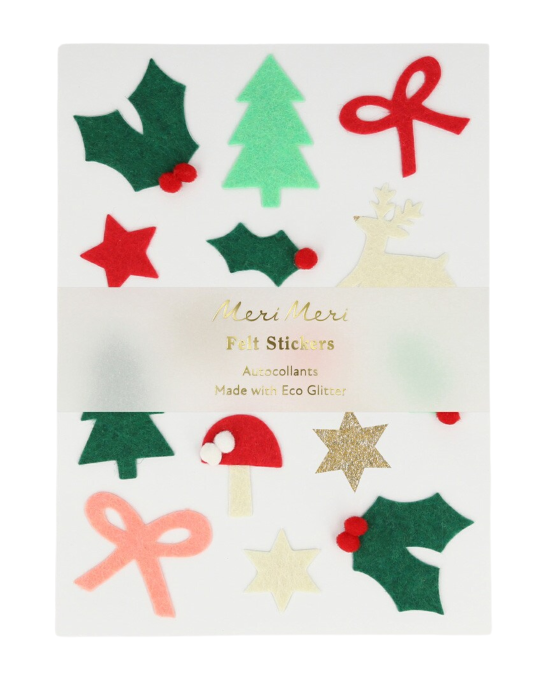 Felt Christmas Icon Stickers