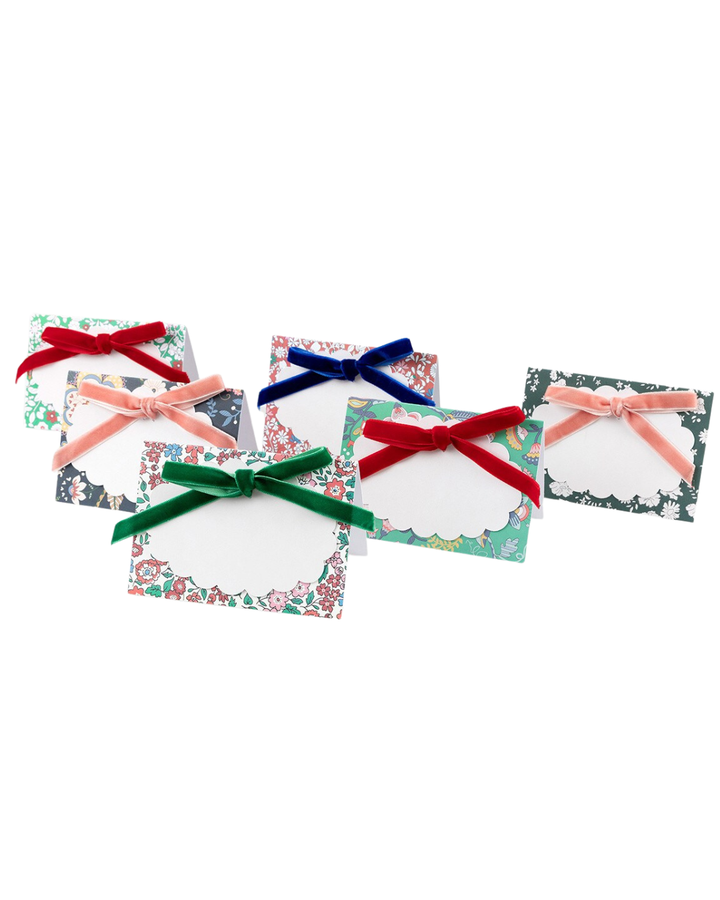 Meri Meri x Liberty Winter Place Cards