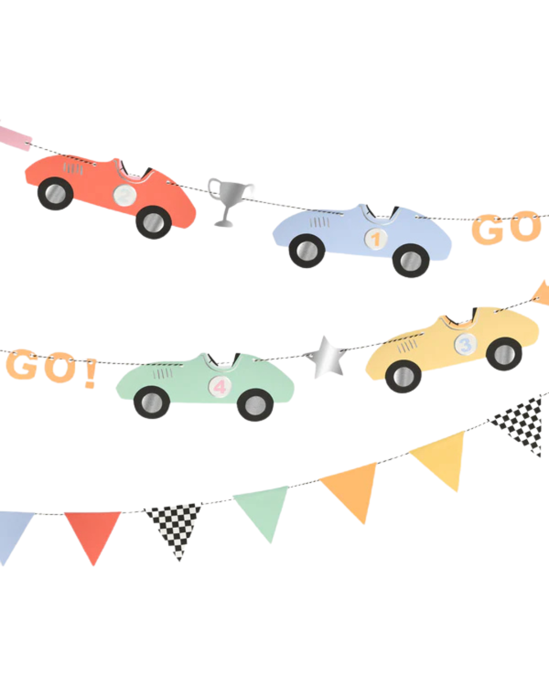 Race Cars Garland