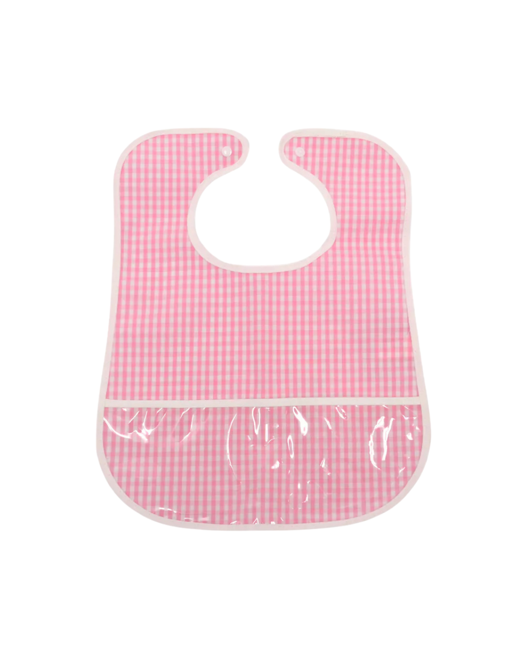 Gingham Pink Bib