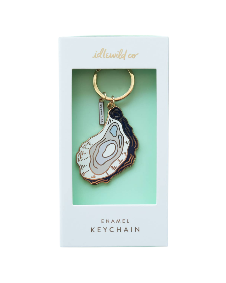 Oyster Enamel Keychain