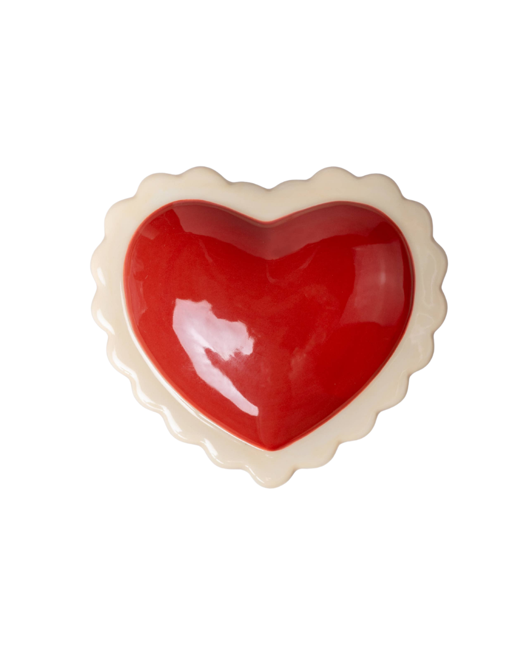 Heart Ceramic Trinket Box