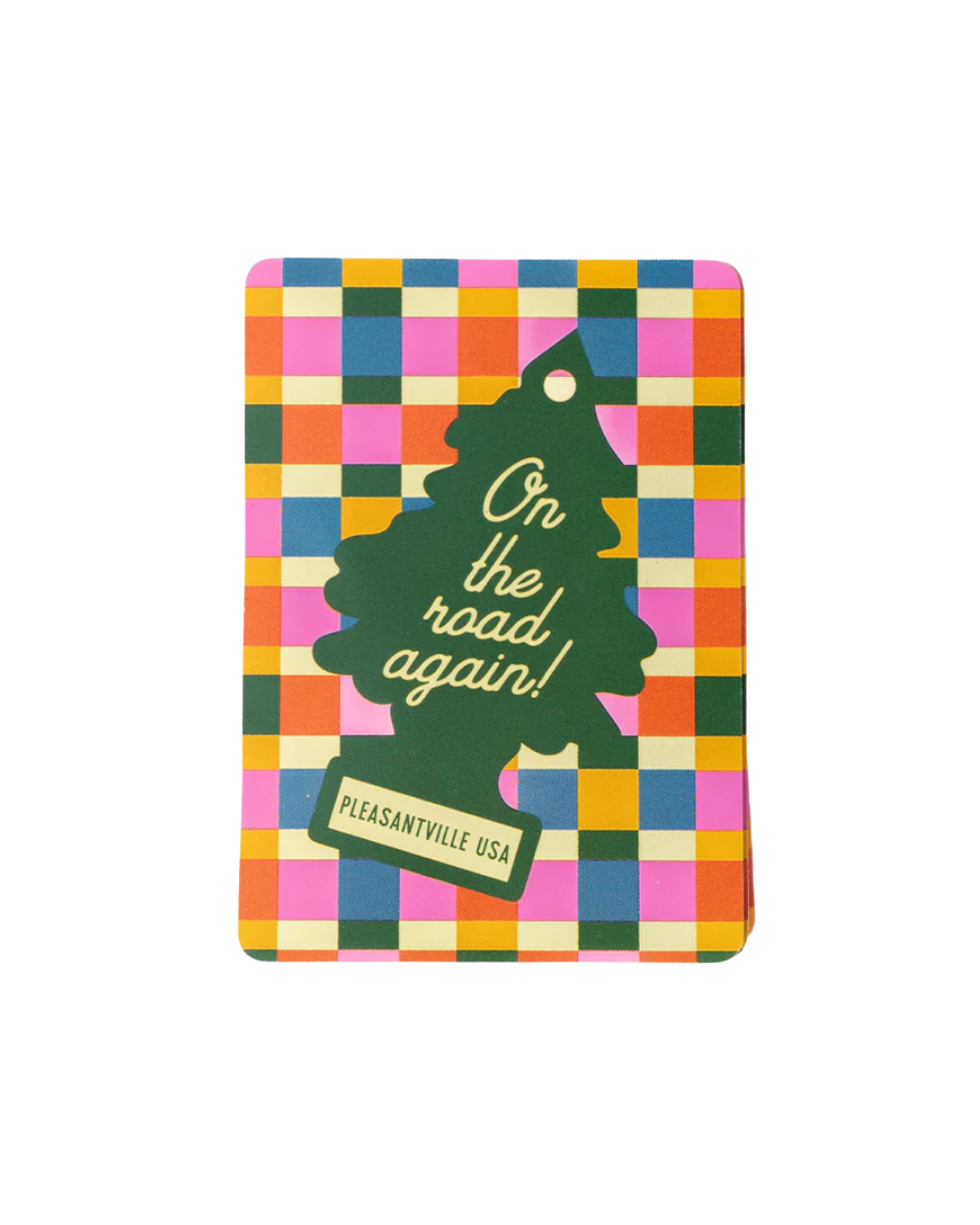 Colorful Plaid Waterproof Playing Cards