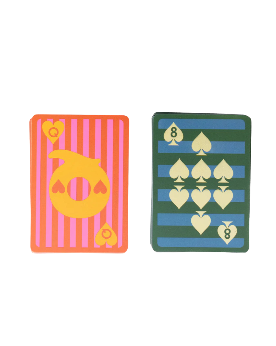 Colorful Plaid Waterproof Playing Cards