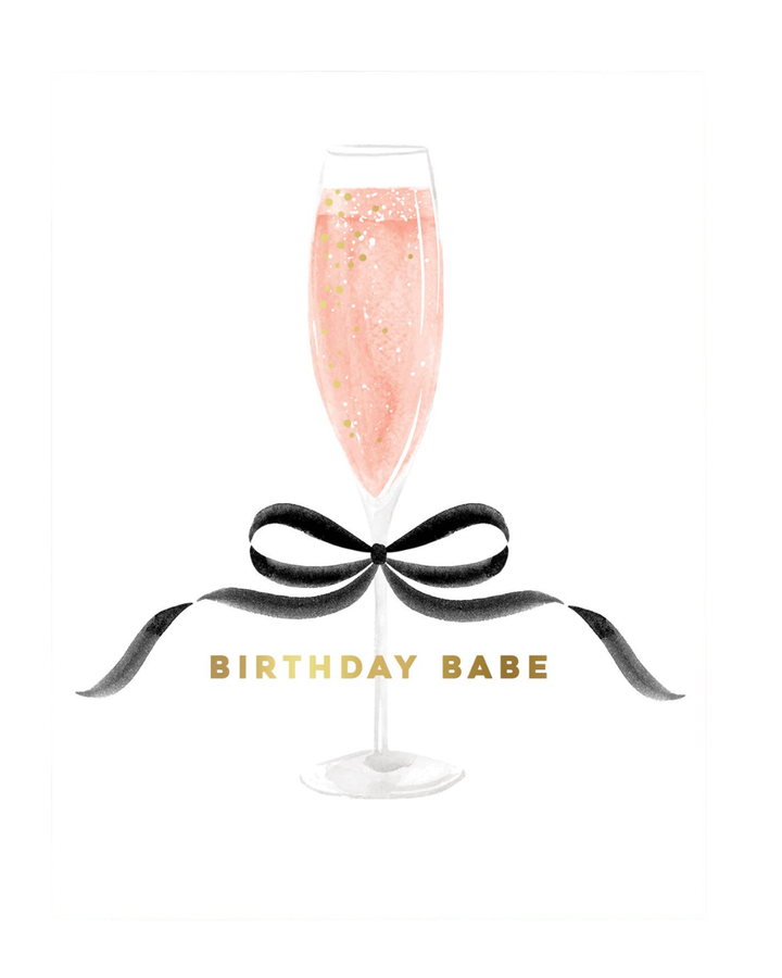 Bow Birthday Babe Card
