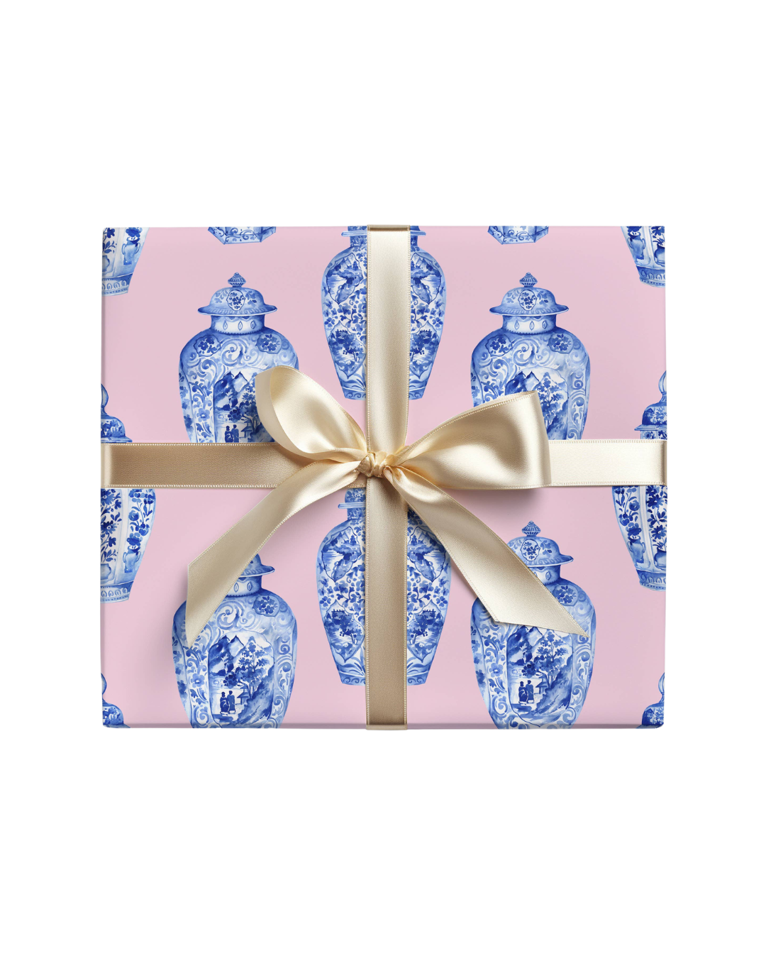 Pink Ginger Jar Gift Wrap