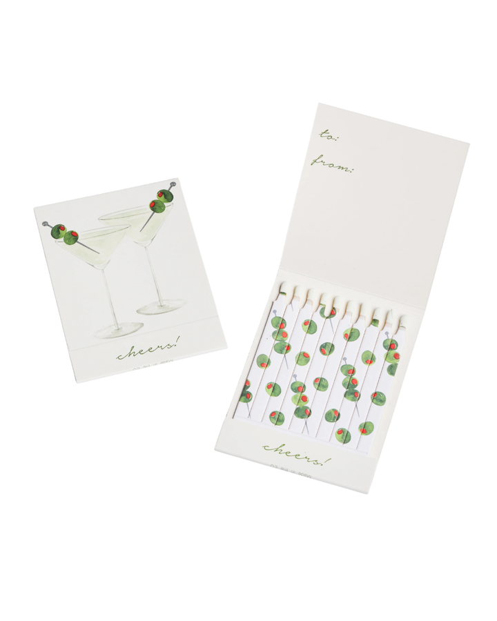 Cheers Martini Match Card
