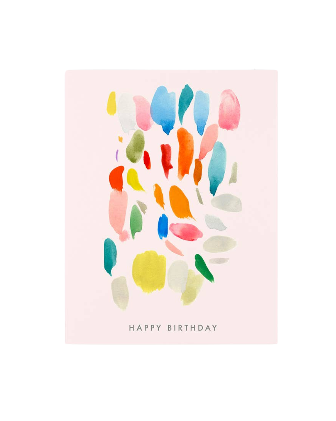 Birthday Paint Strokes Card