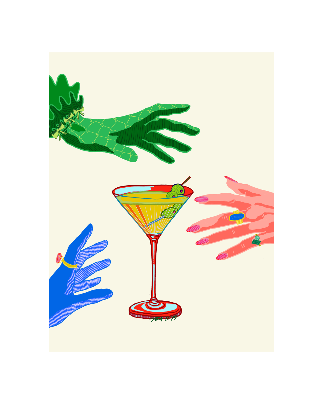 Hand Me That Art Print : Small