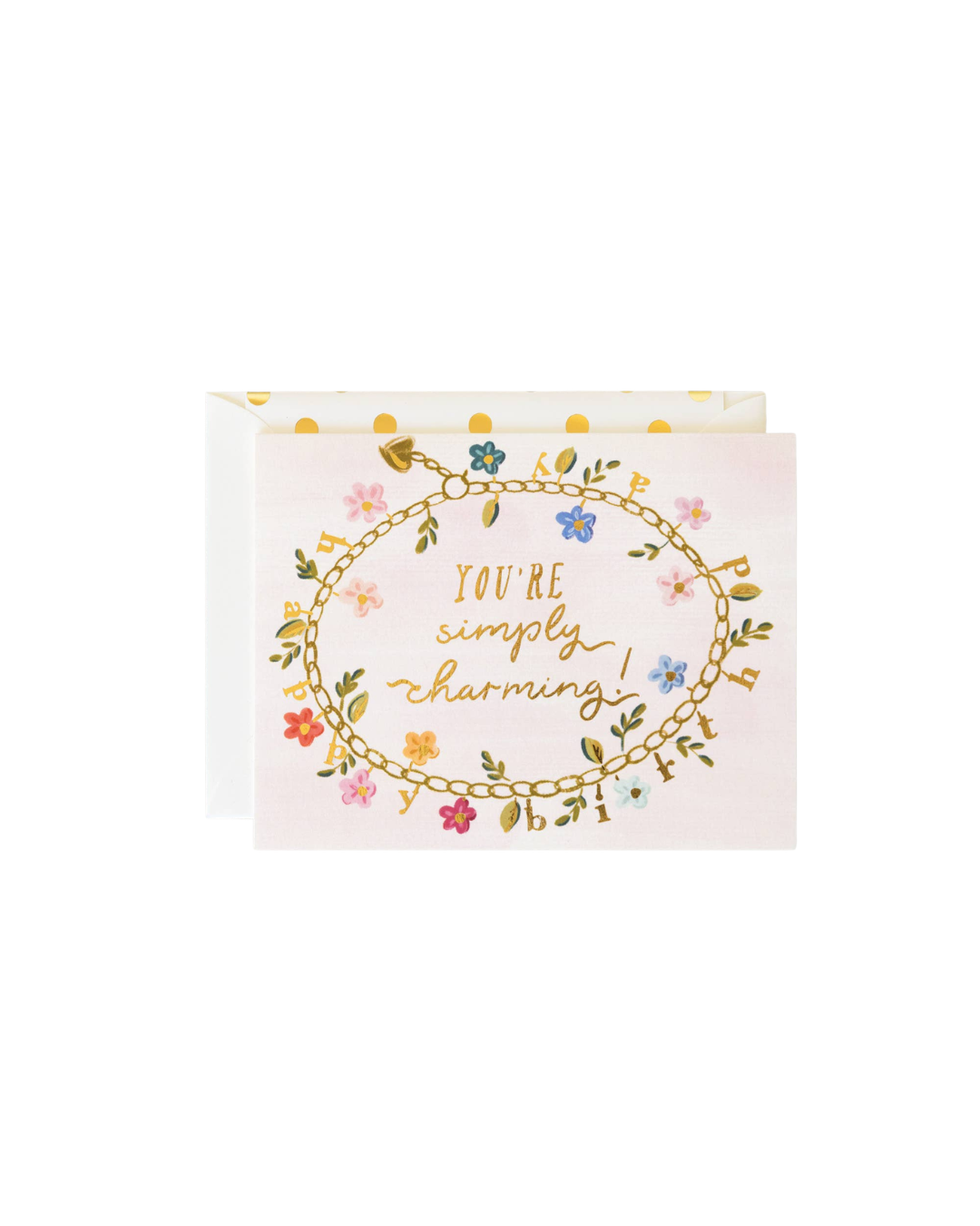 You're Simply Charming Happy Birthday Greeting Card