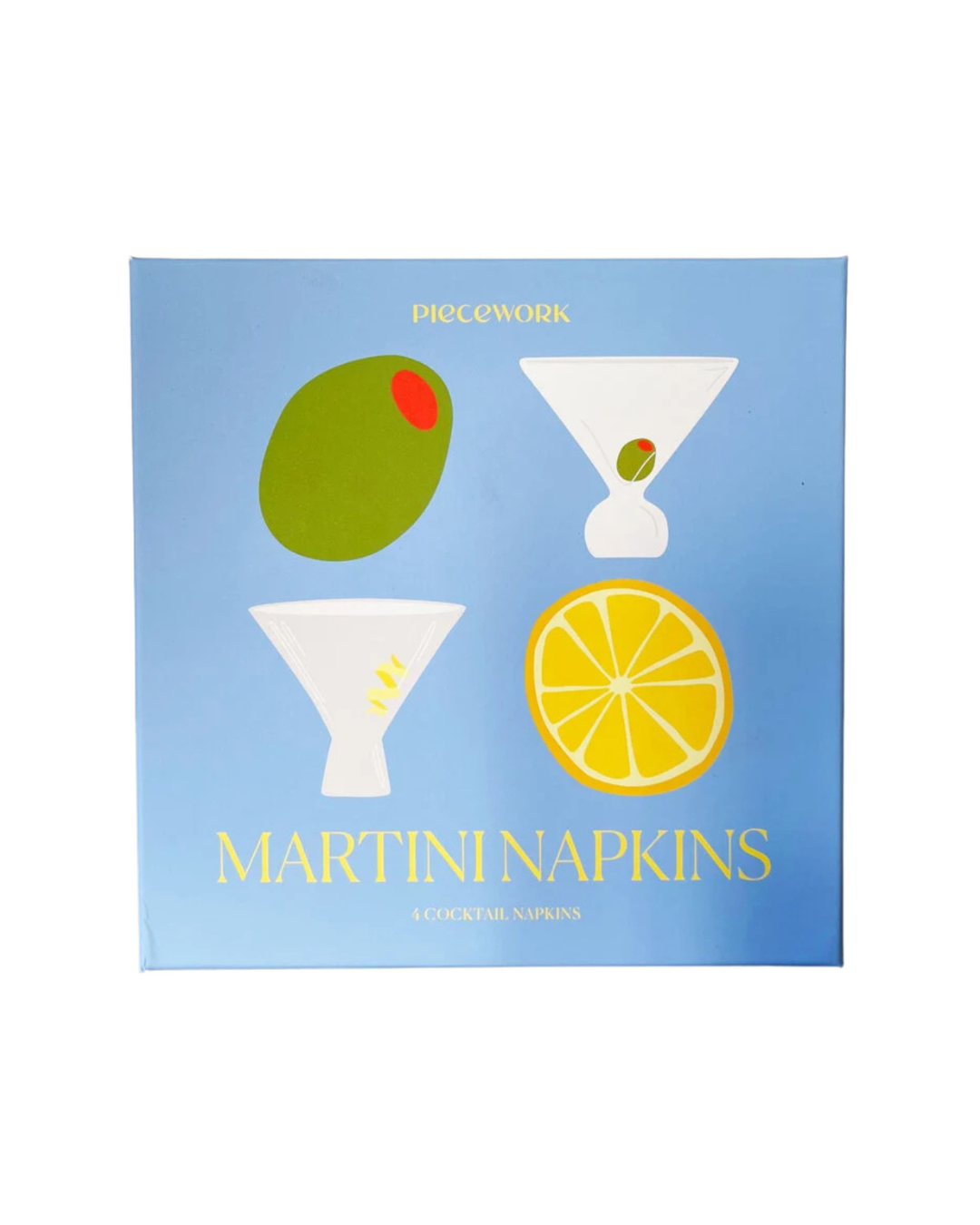 Martini Cocktail Napkins - Set Of 4