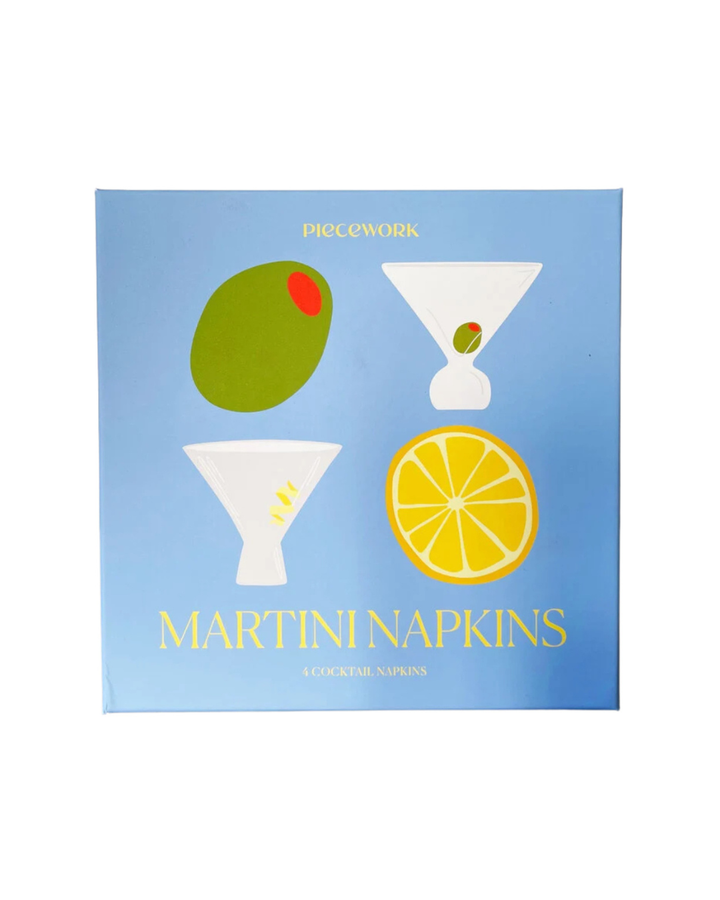Martini Cocktail Napkins - Set Of 4
