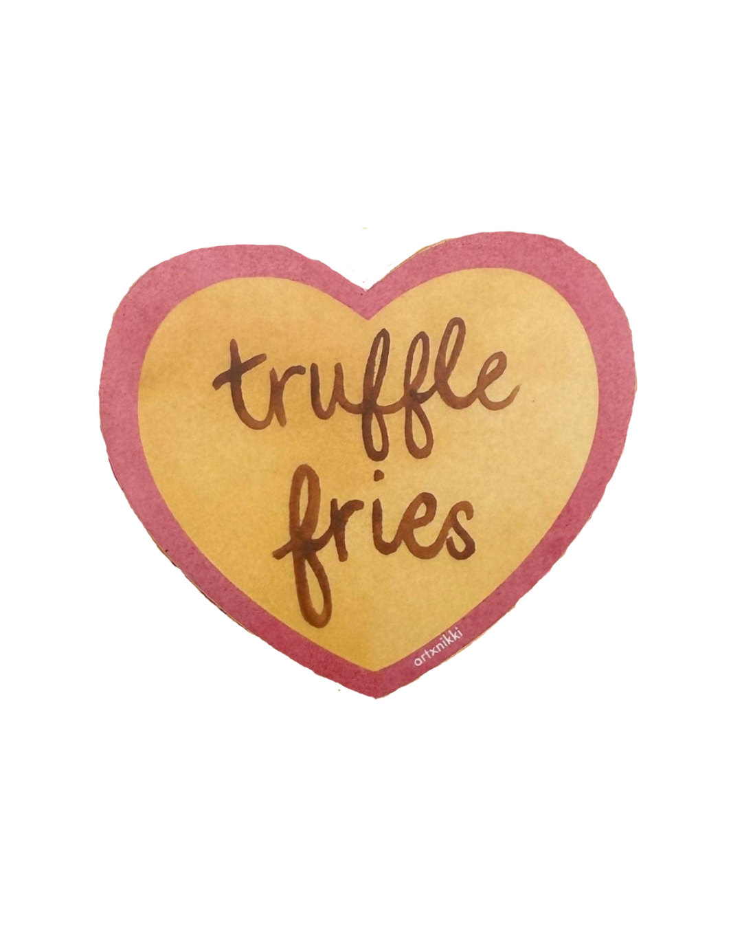 Truffle Fries Sticker