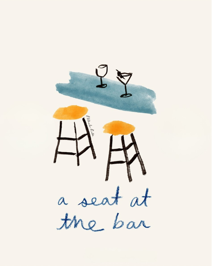 A Seat at the Bar Print