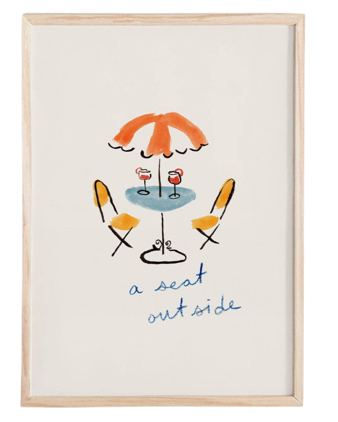 A Seat Outside Print