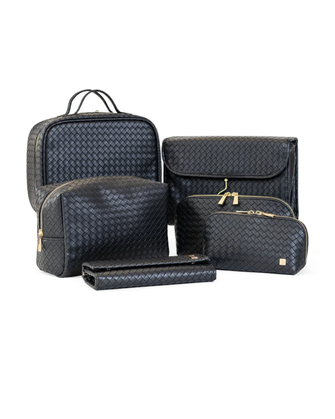 Woven Jet Cosmetic Bag