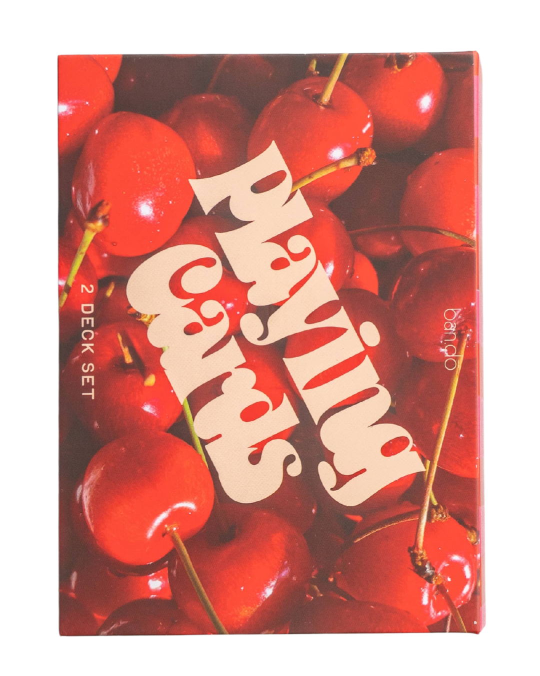 Playing Card Set- Cherry Stripe