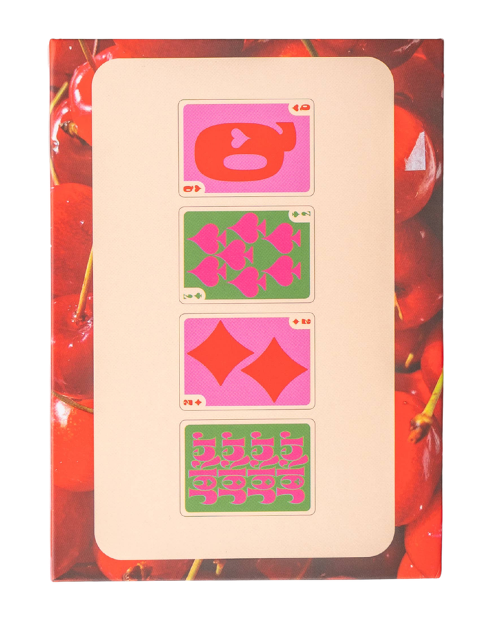 Playing Card Set- Cherry Stripe